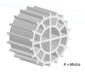 K+ Media 100L Floating Wheel – High-Performance Biological Filter Media