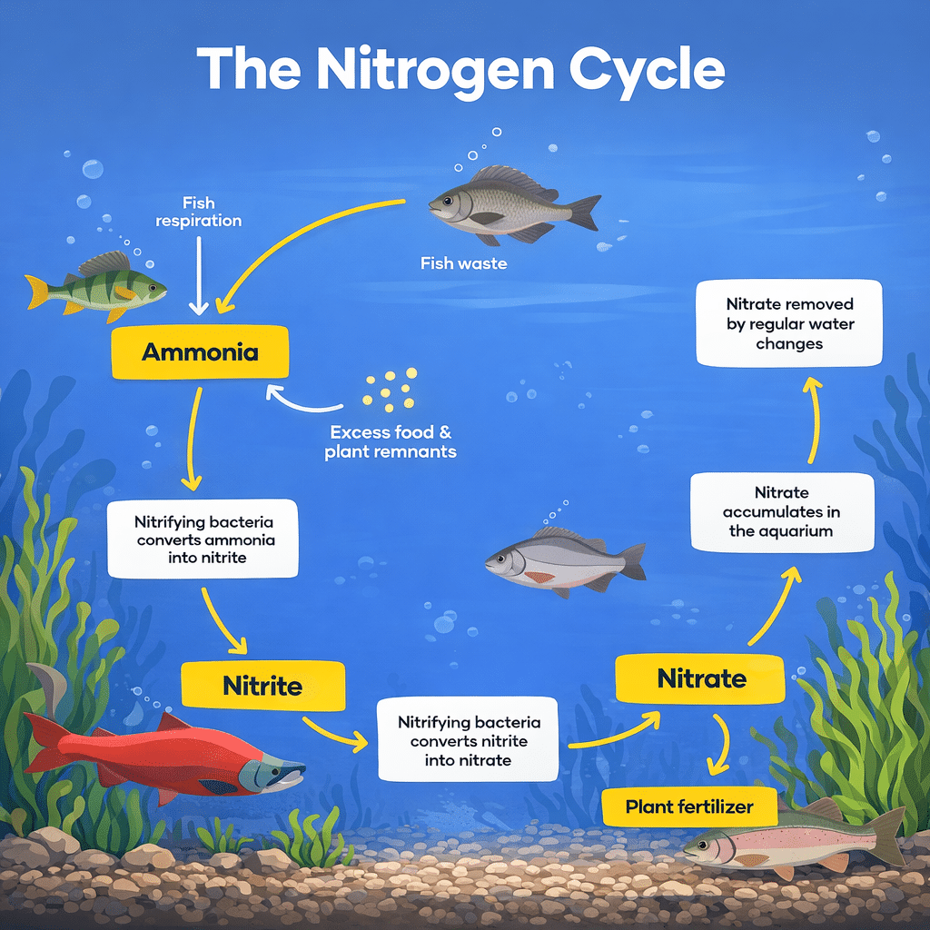 how to start the nitrogen cycle in a fish tank