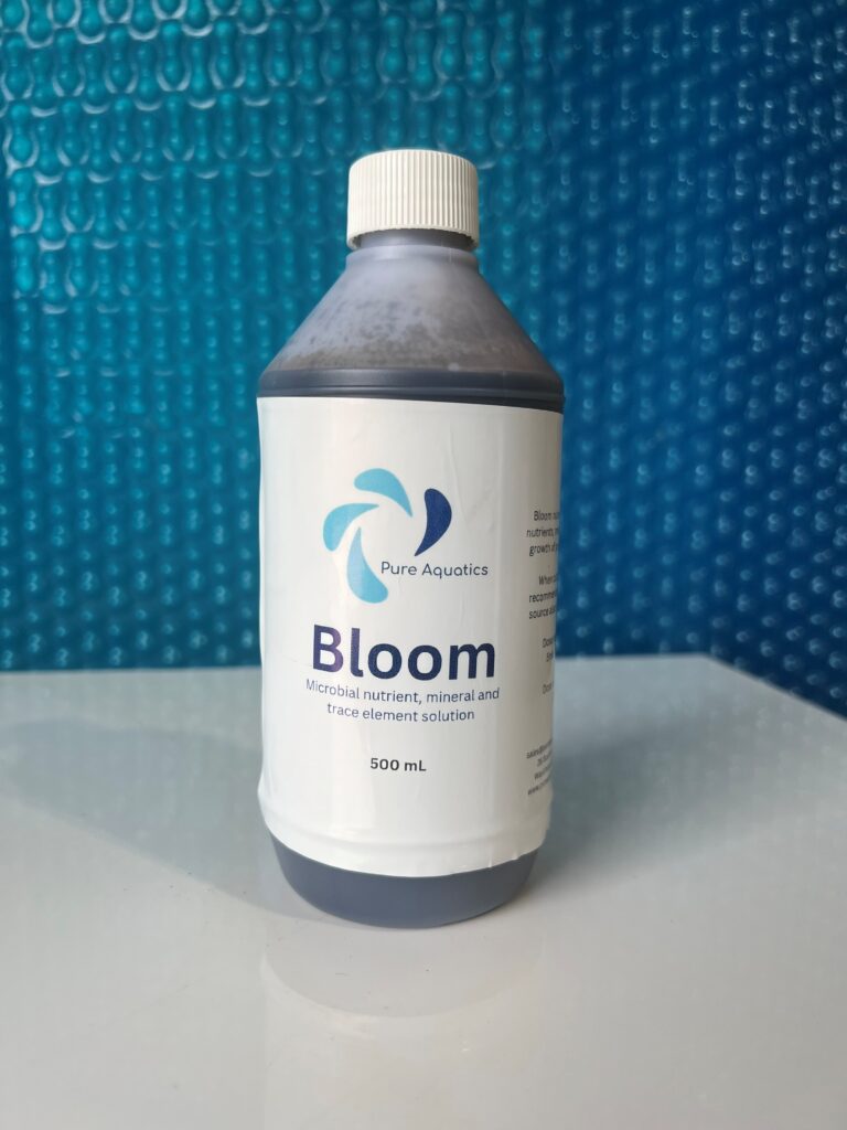 Bloom | Microbial Nutrient, Mineral & Trace Element Solution Fuel beneficial bacteria for faster results Bloom supplies the essential nutrients and trace elements microbes need to grow, reproduce, and function efficiently. It accelerates biofilter maturation and improves overall microbial performance during cycling and ongoing operation.