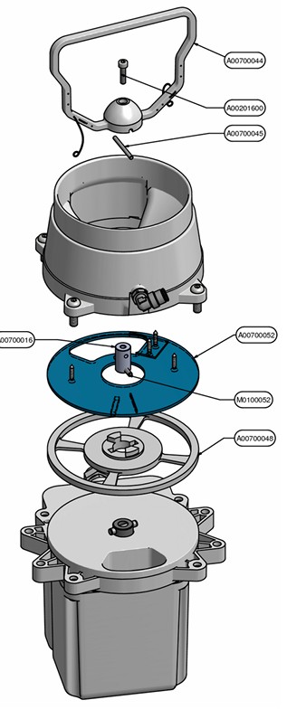 Mirafeed 100 Automatic Fish Feeder - Parts Breakdown