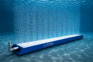 InWater Tech Aluminum Frame Diffuser 600mm – Ceramic Oxygen Diffuser for Aquaculture Systems