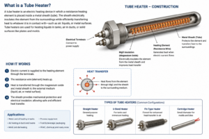 how does an tube heater work
