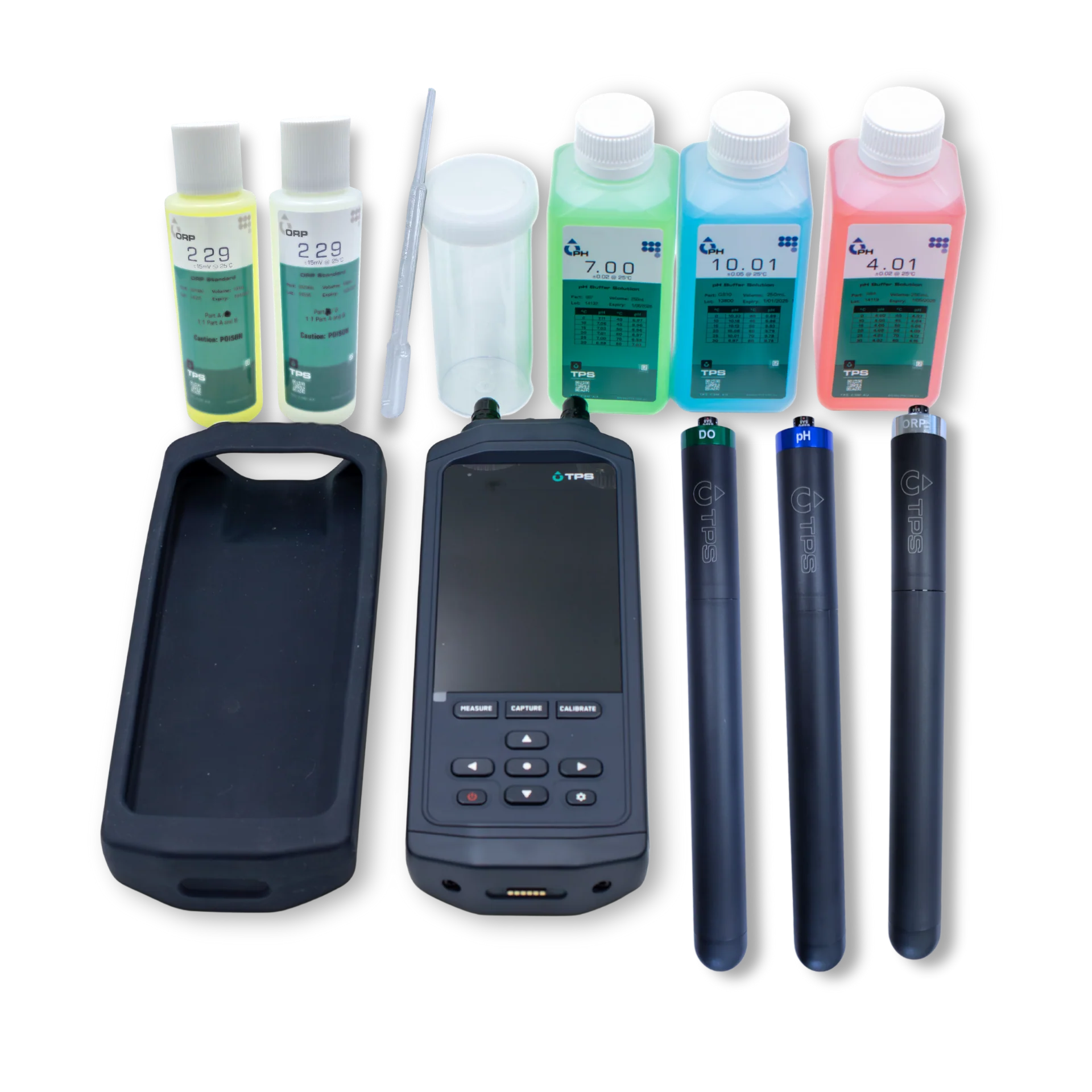 TPS Ranger 3-Port Kit pH, DO & ORP Sensors, Buffers & Standards
