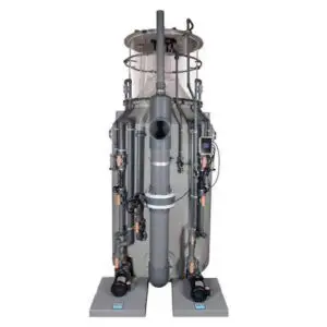 RK600PE-HF Foam Fractionator / Protein Skimmer. 750 GPM / 2839 LPM @ 1.5 min. filtration removes suspended particulates, dissolved organics,