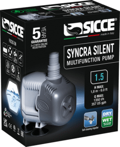 Sicce Syncra 1.5 Syncra Silent Multifunction Pump - 1,350L/H