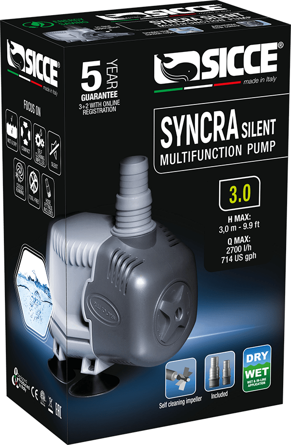 Sicce Syncra 3.0 Syncra Silent Multifunction Pump - 2,700L/H