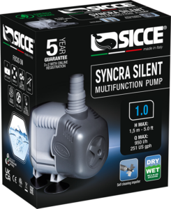 Sicce Syncra 1.0 Syncra Silent Multifunction Pump - 950L/H